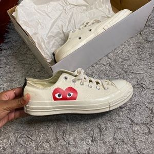 Comme Des Garcons Low Converse Sneakers